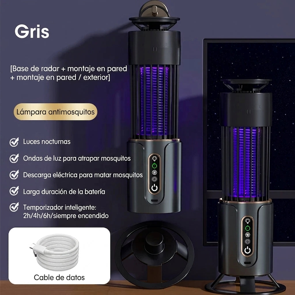 Exterminador™ - Lámpara antimosquitos eléctrica 3 en 1