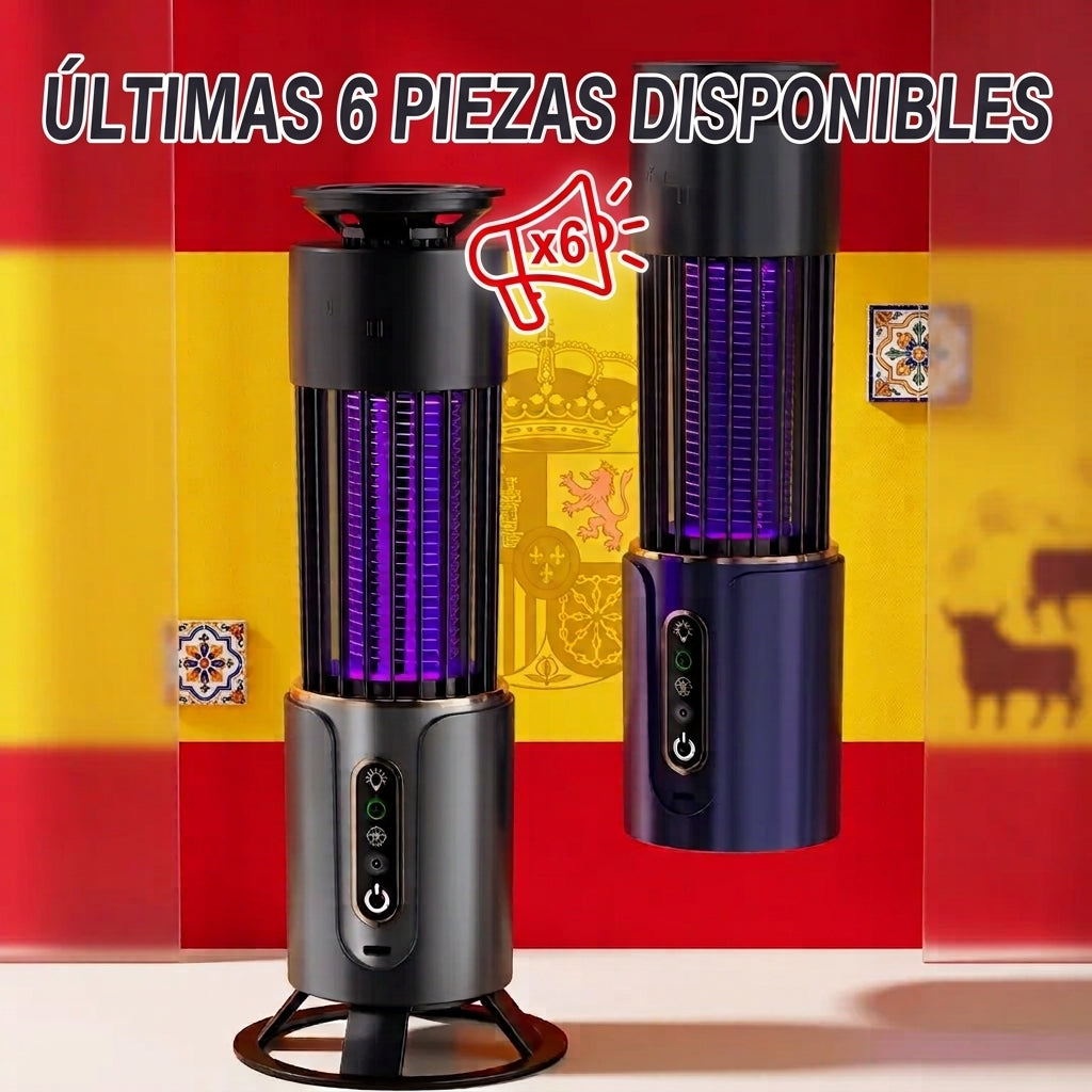 Exterminador™ - Lámpara antimosquitos eléctrica 3 en 1