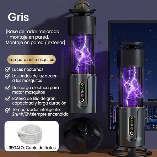 Exterminator™ – Lámpara antimosquitos 3 en 1